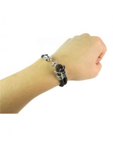 Bracelet ancre en liège nautique motif ancre MaSestra - 8