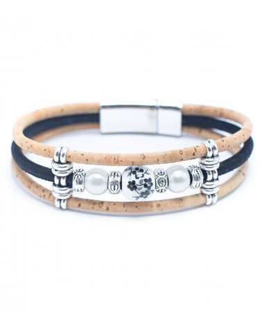 Bracelet liège noir