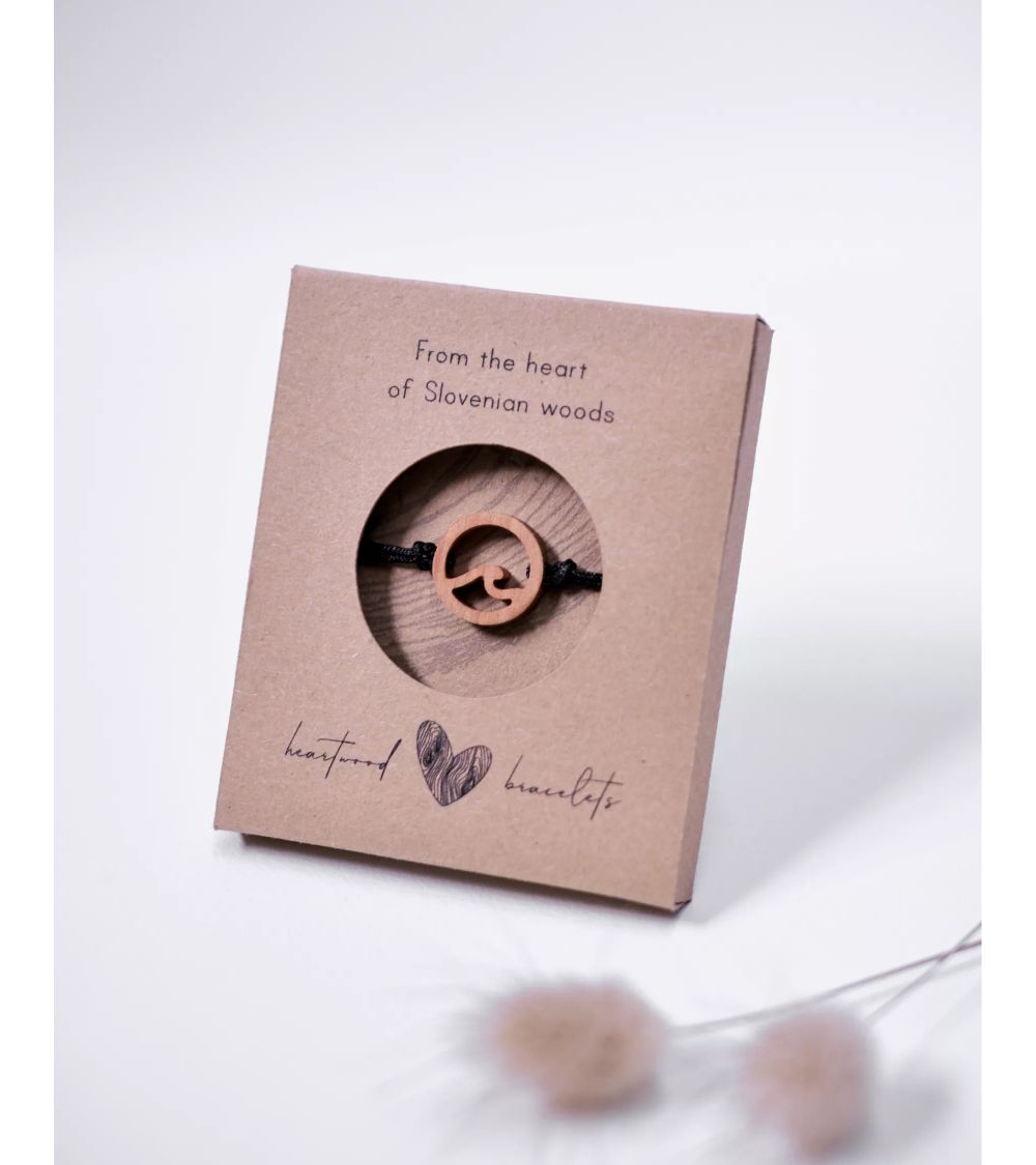 Bracelet vague essence de poirier