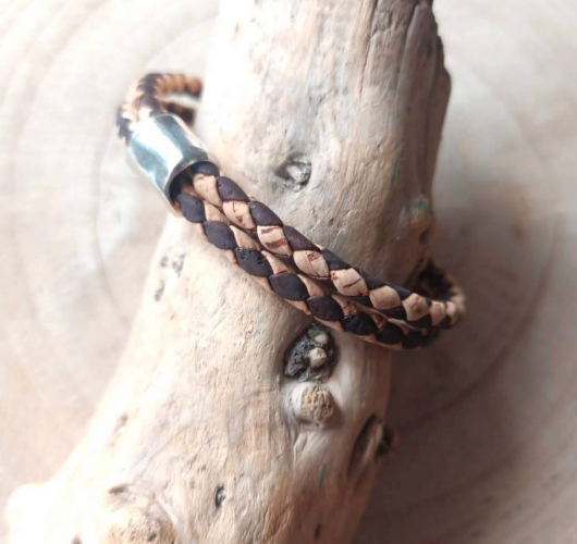 Bracelet Paul en liège beige  - 7