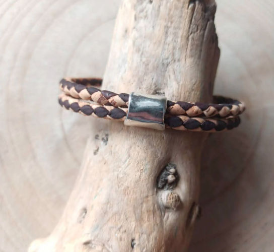 Bracelet Paul en liège beige  - 8