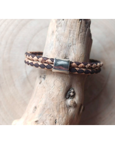 Bracelet Paul en liège beige  - 8