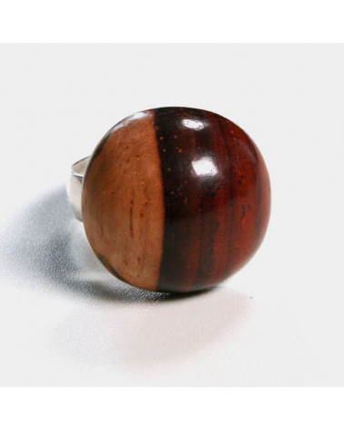 Bague sphère bicolore Yemina  - 1