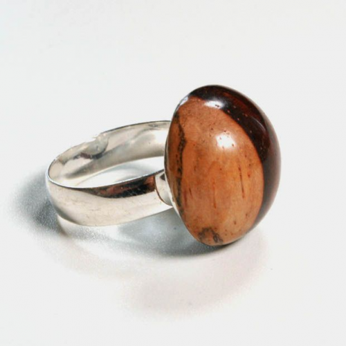 Bague sphère bicolore Yemina  - 2