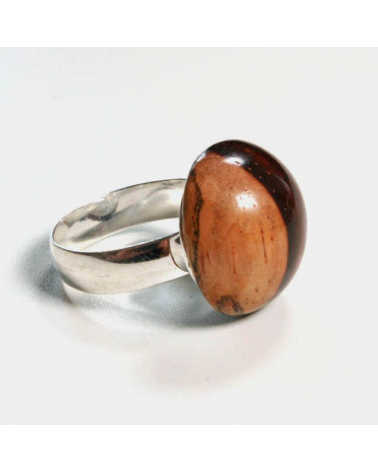 Bague sphère bicolore Yemina  - 2