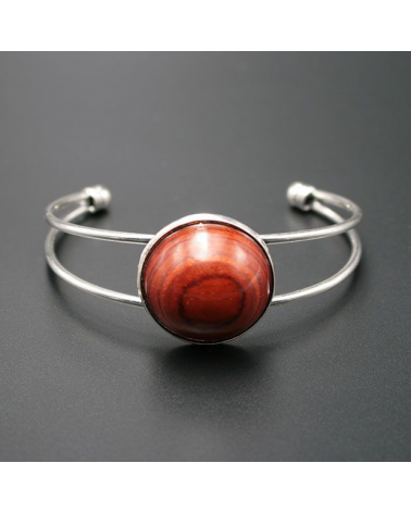 Bracelet plateau en acajou Stelane  - 2