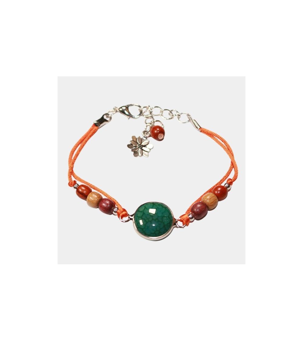 Bracelet pierre et bois