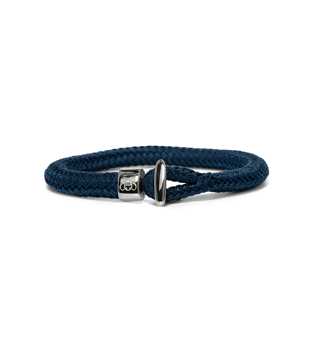 bracelet homme bleu marine