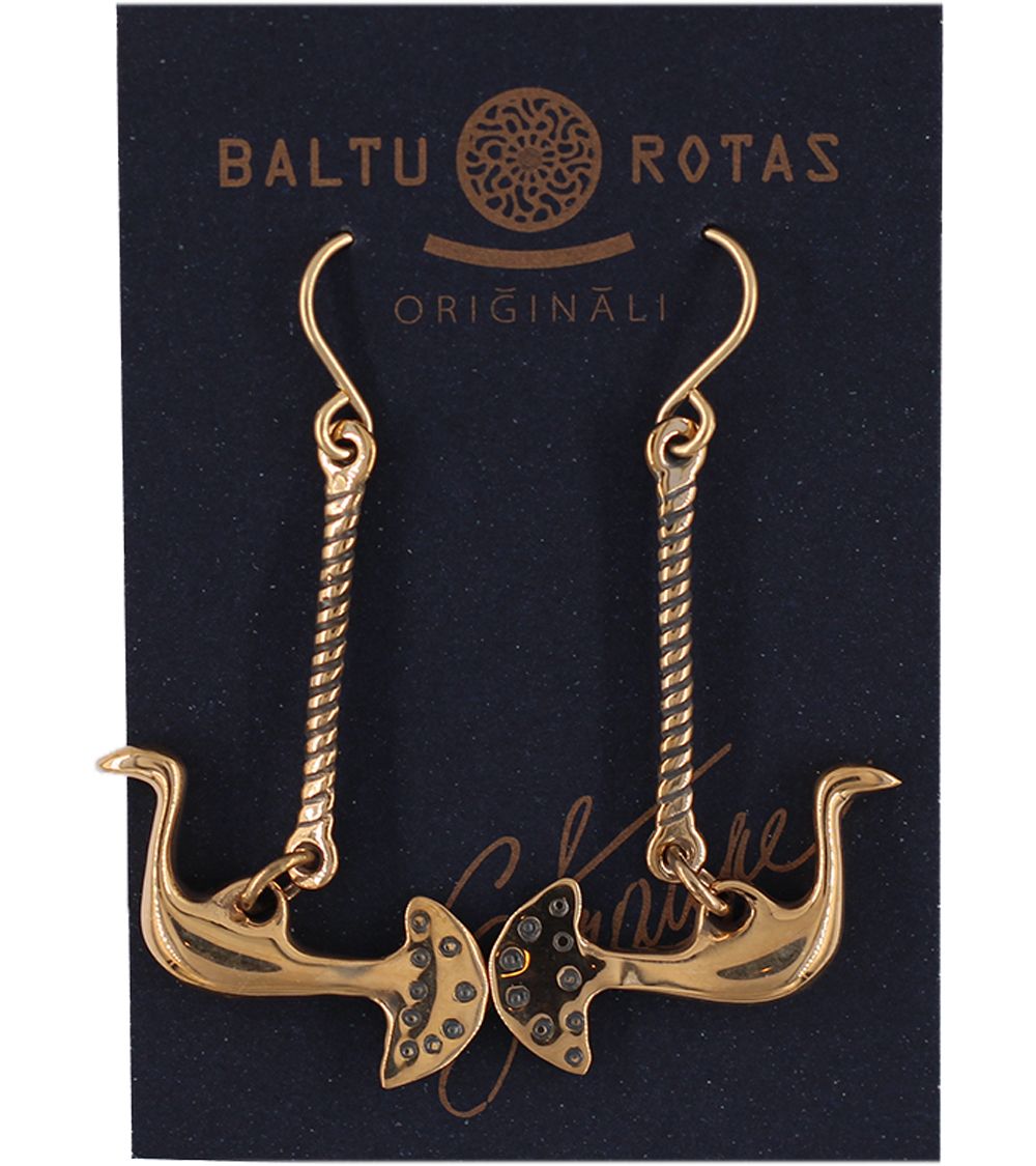 Boucles d'oreilles oiseau du bonheur  - 1