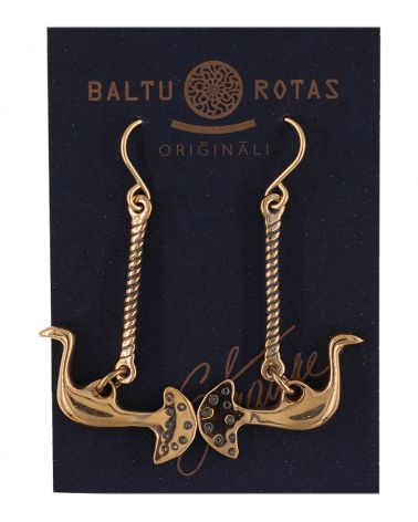 Boucles d'oreilles oiseau du bonheur  - 1
