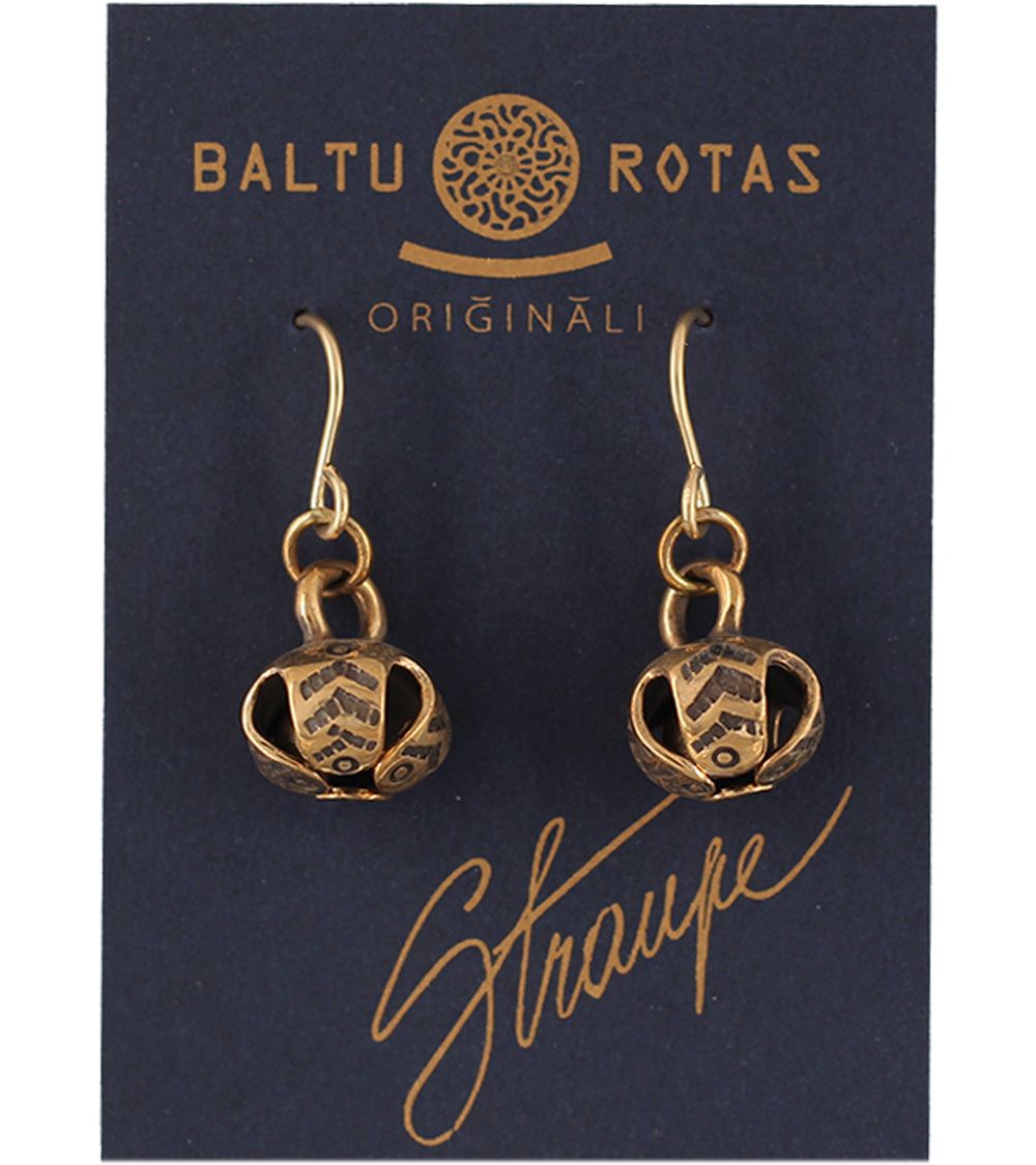 Boucles d'oreilles avec clochettes en bronze  - 1