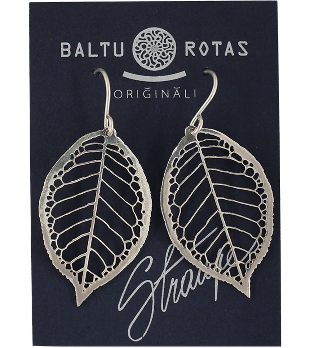 Boucles d'oreilles feuilles de Merisier  - 1