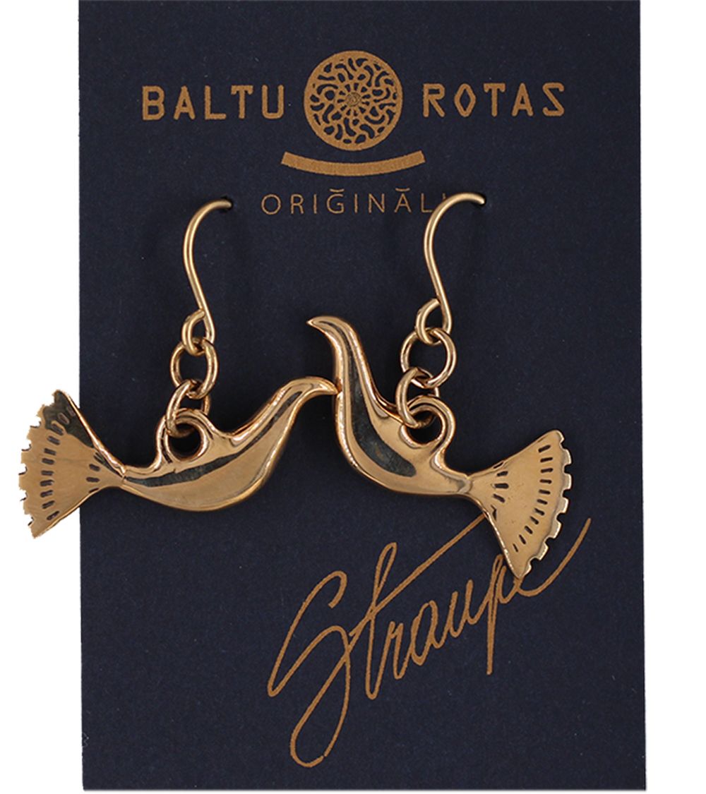 Boucles d'oreilles oiseau du bonheur  - 1