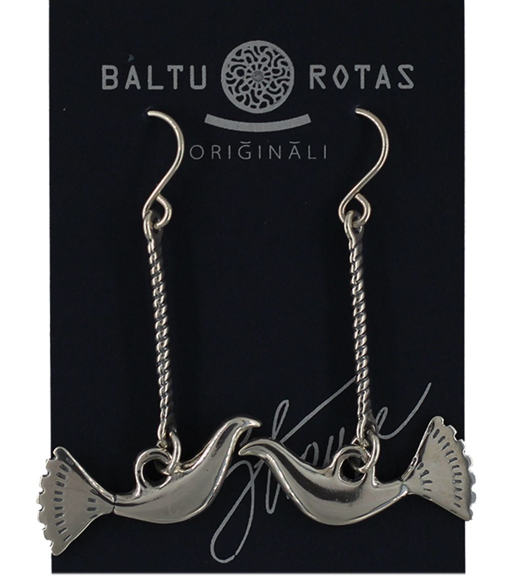 Boucles d'oreilles oiseaux du bonheur  - 1