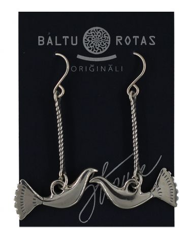 Boucles d'oreilles oiseaux du bonheur  - 1