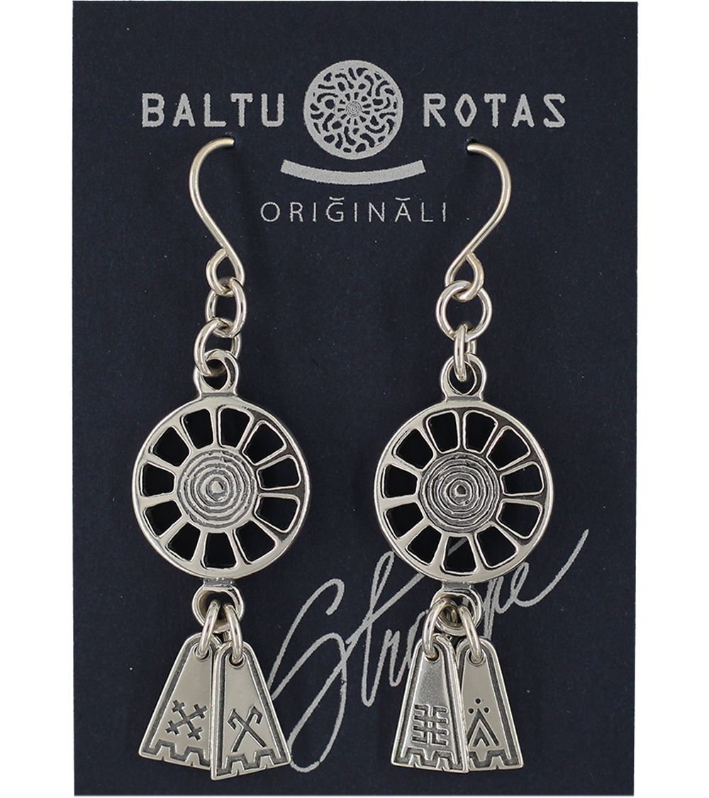 Boucles d'oreilles symbole soleil  - 1
