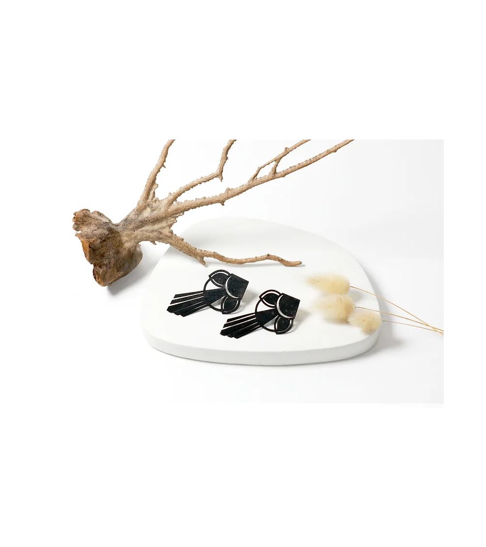 Boucles d'oreilles vegan