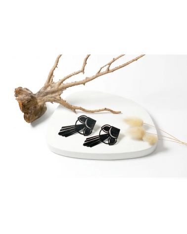 Boucles d'oreilles vegan