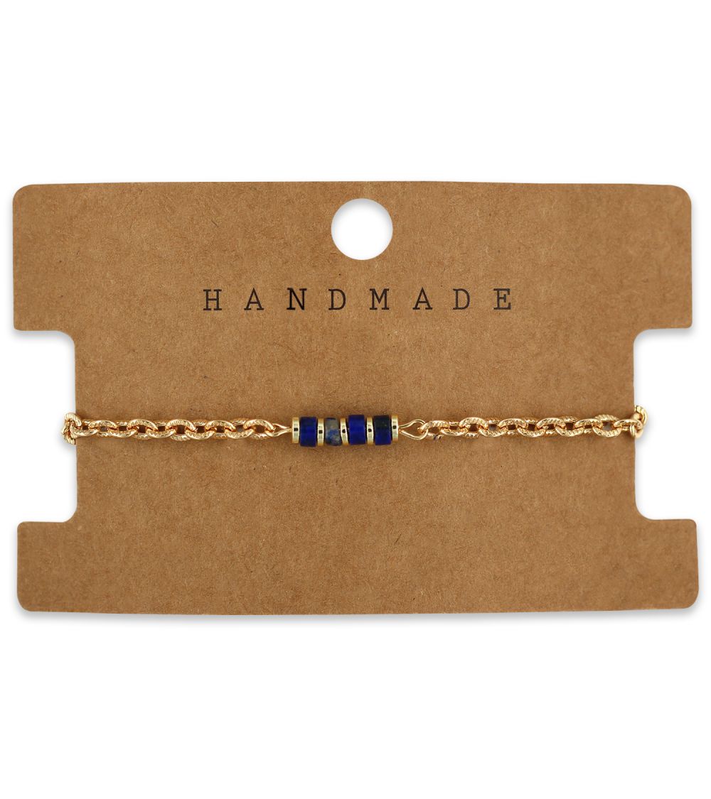 Bracelet en Lapis Lazuli - collection LOLITA  - 1